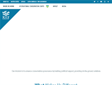 Tablet Screenshot of internationalconservation.org